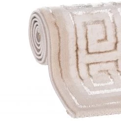 Sehrazat Tapis Lara 703 - Polyester - Beige - 80 x 150 cm -Tapis Soldes Boutique 1000238438 210113 11280701686 DETAILS P000000001000238438