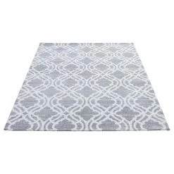 Sehrazat Tapis Carina I - Coton / Polyester - Gris - 160 x 230 cm -Tapis Soldes Boutique 1000238968 210106 10060900089 DETAILS P000000001000238968