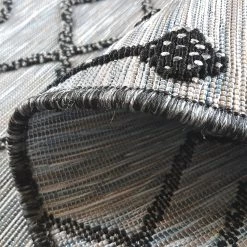 Sehrazat Tapis intérieur / extérieur Road 3420 - Fibres synthétiques - Gris clair - 120 x 170 cm -Tapis Soldes Boutique 1000238985 210106 10061700188 DETAILS P000000001000238985