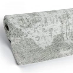 Sehrazat Tapis Carina II - Coton / Polyester - Gris - 80 x 150 cm -Tapis Soldes Boutique 1000239035 210106 10063600436 DETAILS P000000001000239035