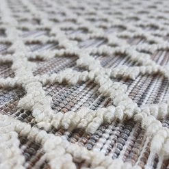 Sehrazat Tapis intérieur / extérieur Road 3430 - Fibres synthétiques - Gris - 160 x 230 cm -Tapis Soldes Boutique 1000239054 210106 10064500547 DETAILS P000000001000239054