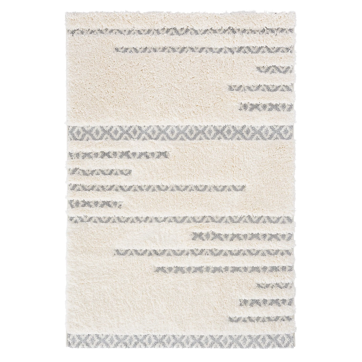 Sehrazat Tapis épais Bahama 8823 - Polypropylène - Crème / Gris - 80 x 150 cm 3 Sehrazat Tapis épais Bahama 8823 - Polypropylène - Crème / Gris - 80 x 150 cm