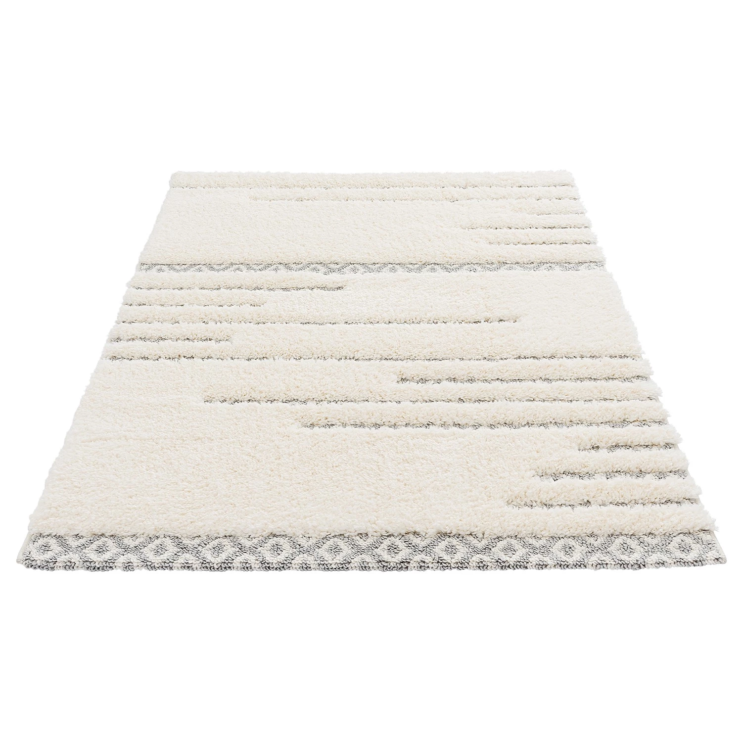 Sehrazat Tapis épais Bahama 8823 - Polypropylène - Crème / Gris - 80 x 150 cm 7 Sehrazat Tapis épais Bahama 8823 - Polypropylène - Crème / Gris - 80 x 150 cm – Image 5