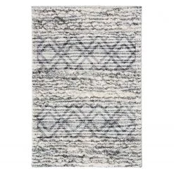 Sehrazat Tapis épais Bahama 8816 - Polypropylène - Crème / Gris - 160 x 230 cm