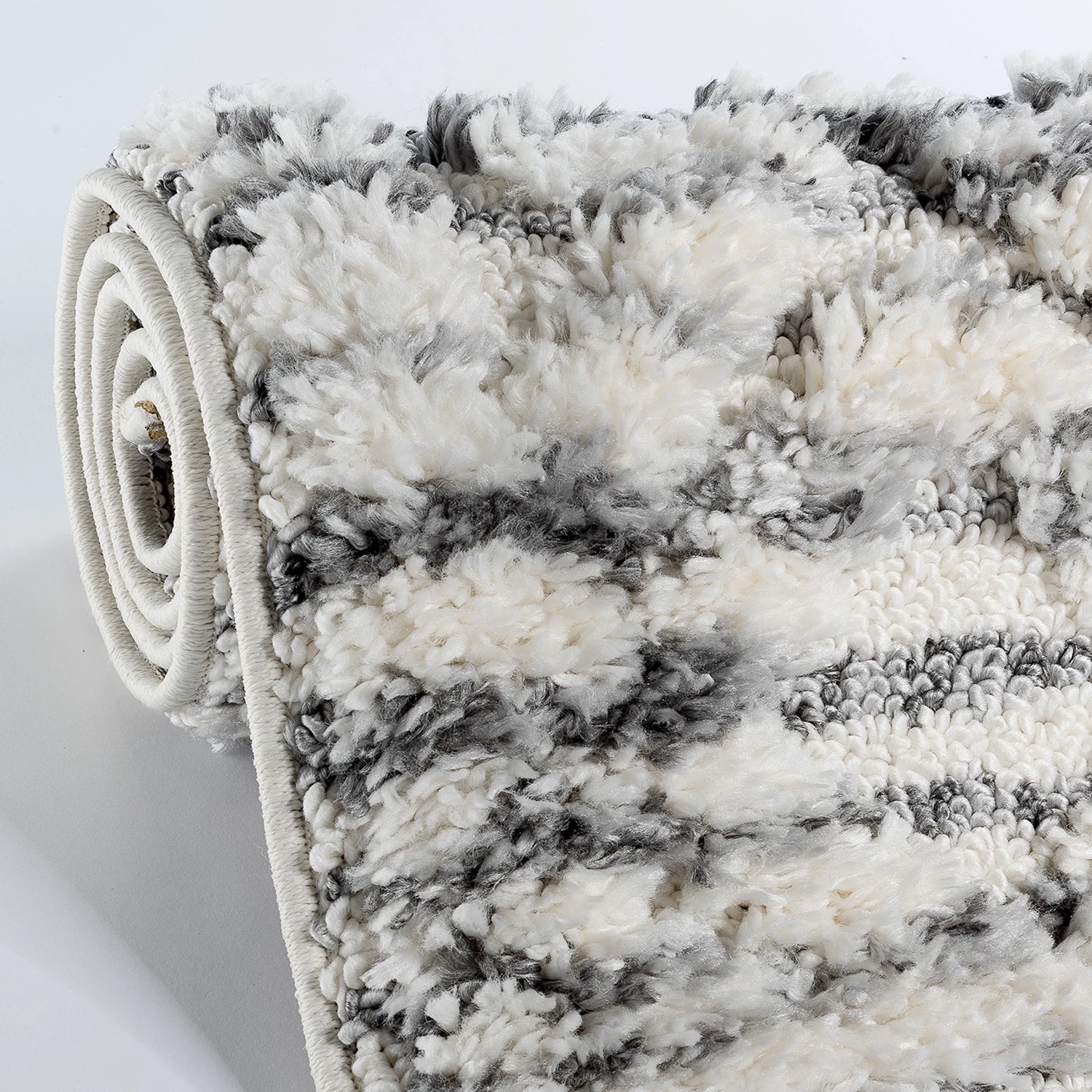 Sehrazat Tapis épais Bahama 8816 - Polypropylène - Crème / Gris - 160 x 230 cm 8 Sehrazat Tapis épais Bahama 8816 - Polypropylène - Crème / Gris - 160 x 230 cm – Image 6