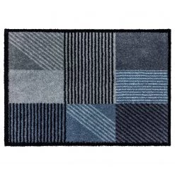 Schöner Wohnen Kollektion Paillasson Manhattan II - Tissu - Turquoise - 67 x 100 cm