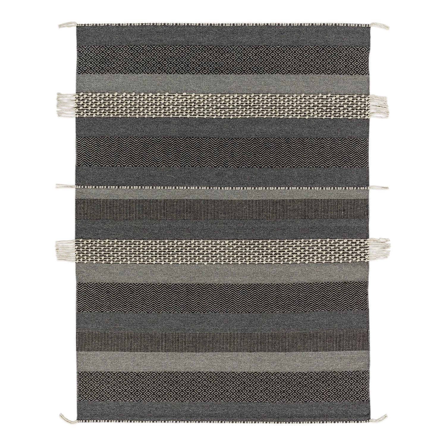 Schöner Wohnen Kollektion Tapis Botana III - Laine - Gris foncé - 200 x 300 cm 3 Schöner Wohnen Kollektion Tapis Botana III - Laine - Gris foncé - 200 x 300 cm