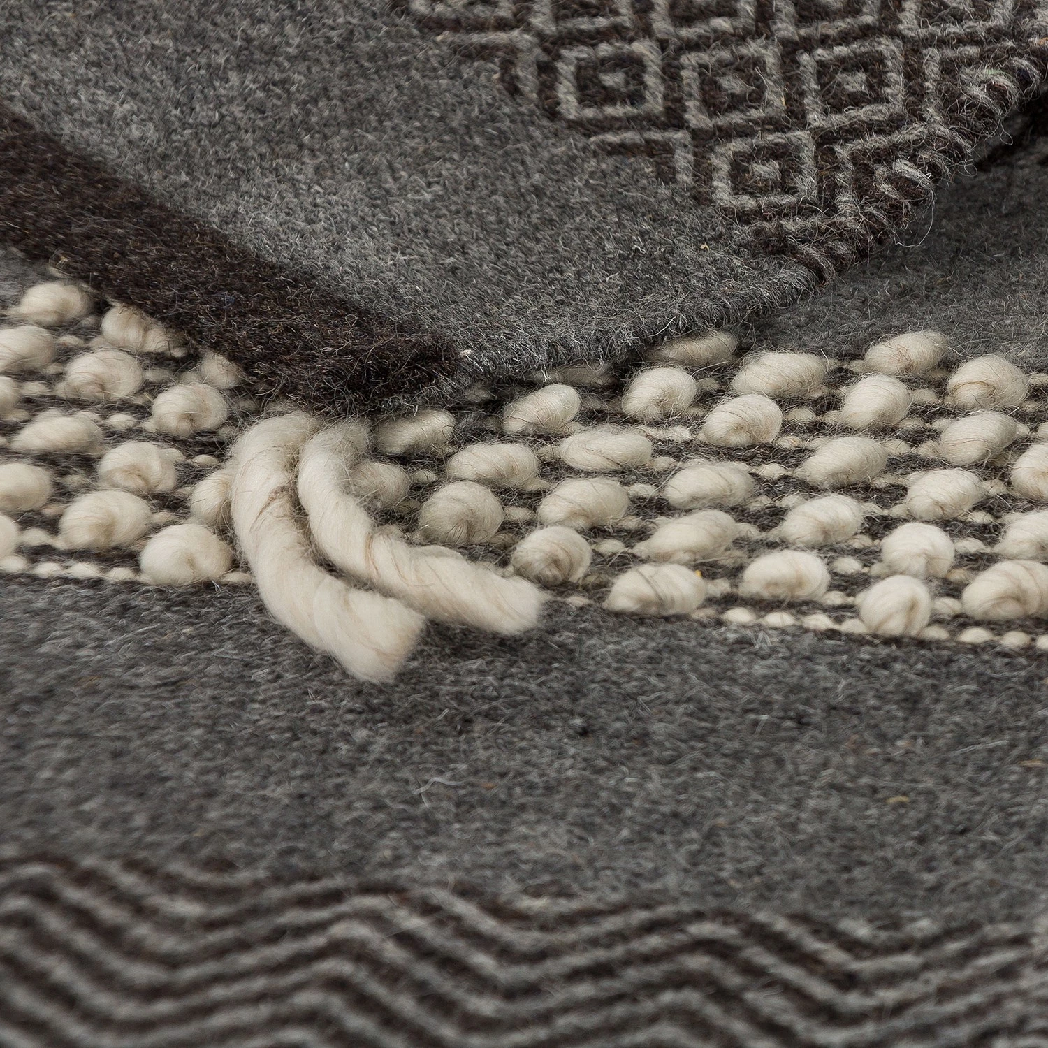 Schöner Wohnen Kollektion Tapis Botana III - Laine - Gris foncé - 200 x 300 cm 5 Schöner Wohnen Kollektion Tapis Botana III - Laine - Gris foncé - 200 x 300 cm – Image 3