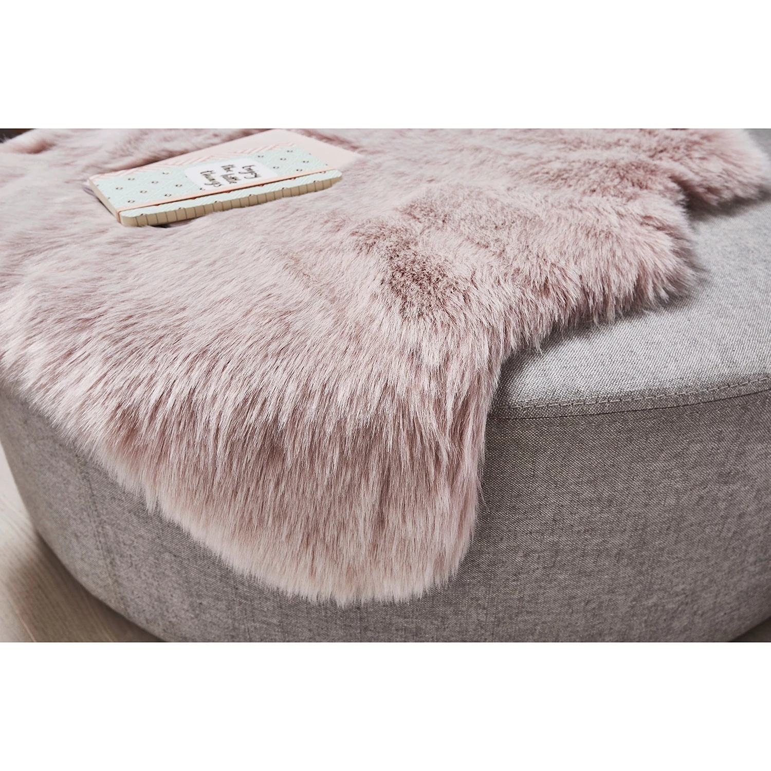 Astra Fourrure synthétique Lucia III - Tissu - Rose - 60 x 80 cm 4 Astra Fourrure synthétique Lucia III - Tissu - Rose - 60 x 80 cm – Image 2