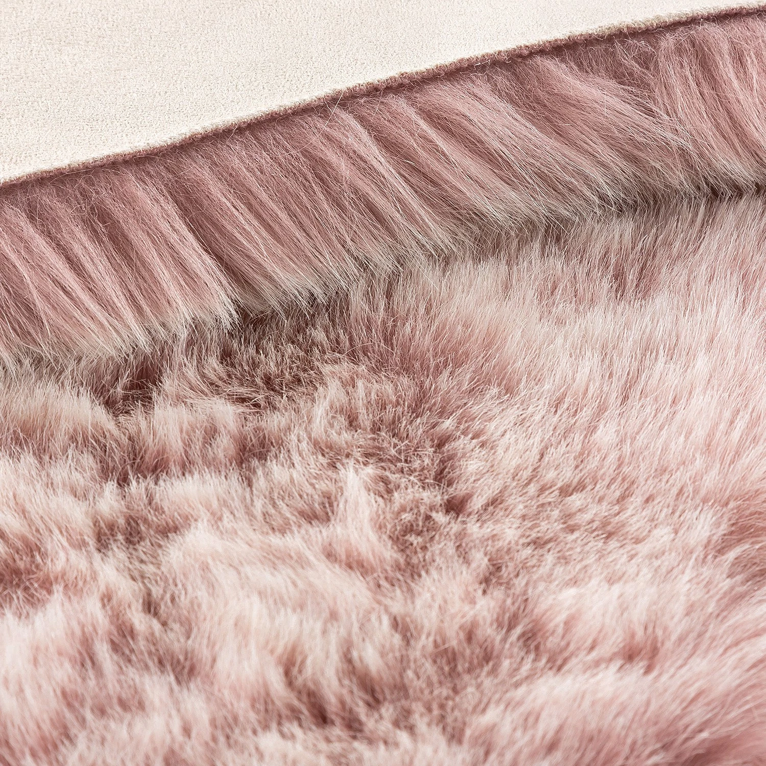 Astra Fourrure synthétique Lucia III - Tissu - Rose - 60 x 80 cm 6 Astra Fourrure synthétique Lucia III - Tissu - Rose - 60 x 80 cm – Image 4