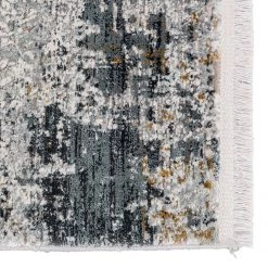 Astra Tapis Sofia VII - Tissu mélangé - Gris clair / Doré - 133 x 190 cm -Tapis Soldes Boutique 1000239364 210415 10012301241 DETAILS P000000001000239364