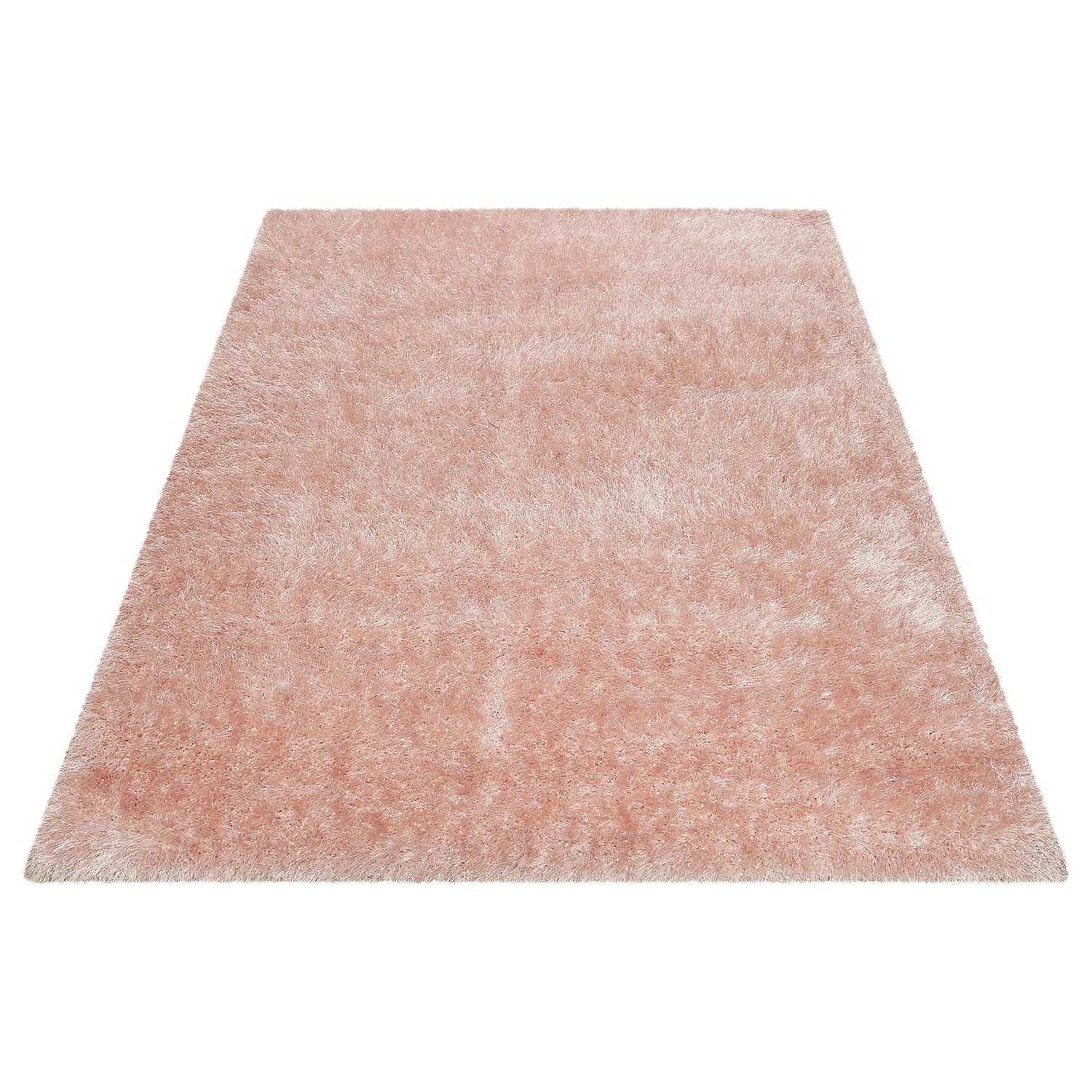 Wecon Home Tapis Shiny Touch II - Polyester - Rose - 120 x 170 cm 4 Wecon Home Tapis Shiny Touch II - Polyester - Rose - 120 x 170 cm – Image 2