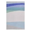 Esprit Home Tapis Curves - Polyester - Bleu / Beige - 160 x 230 cm -Tapis Soldes Boutique 1000239815 210126 12094001623 IMAGE P000000001000239815