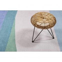 Esprit Home Tapis Curves - Polyester - Bleu / Beige - 160 x 230 cm -Tapis Soldes Boutique 1000239815 210126 12094001628 DETAILS P000000001000239815