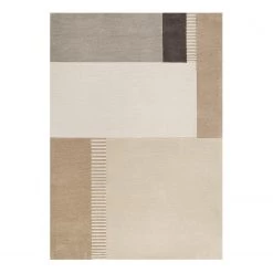 Esprit Home Tapis Simons Town - Polyester - Marron / Beige - 70 x 140 cm