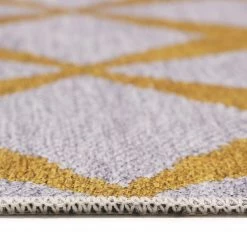 Esprit Home Tapis Caledon - Polyester - Beige / Moutarde - 130 x 190 cm -Tapis Soldes Boutique 1000239920 210126 12104902406 DETAILS P000000001000239920