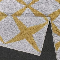 Esprit Home Tapis Caledon - Polyester - Beige / Moutarde - 130 x 190 cm -Tapis Soldes Boutique 1000239920 210126 12105002407 DETAILS P000000001000239920