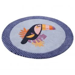 Esprit Home Tapis enfant Toucan - Polyester - Bleu -Tapis Soldes Boutique 1000239921 210126 12105002411 DETAILS P000000001000239921