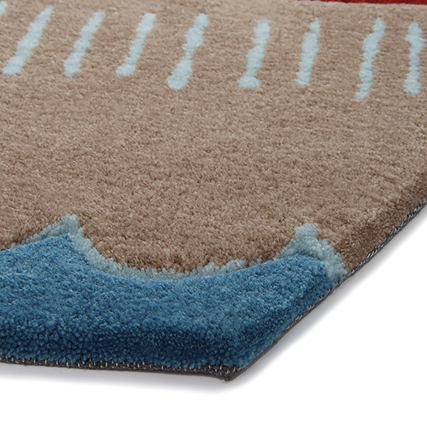 Esprit Home Tapis enfant Balloon - Fibres synthétiques - Bleu 4 Esprit Home Tapis enfant Balloon - Fibres synthétiques - Bleu – Image 2