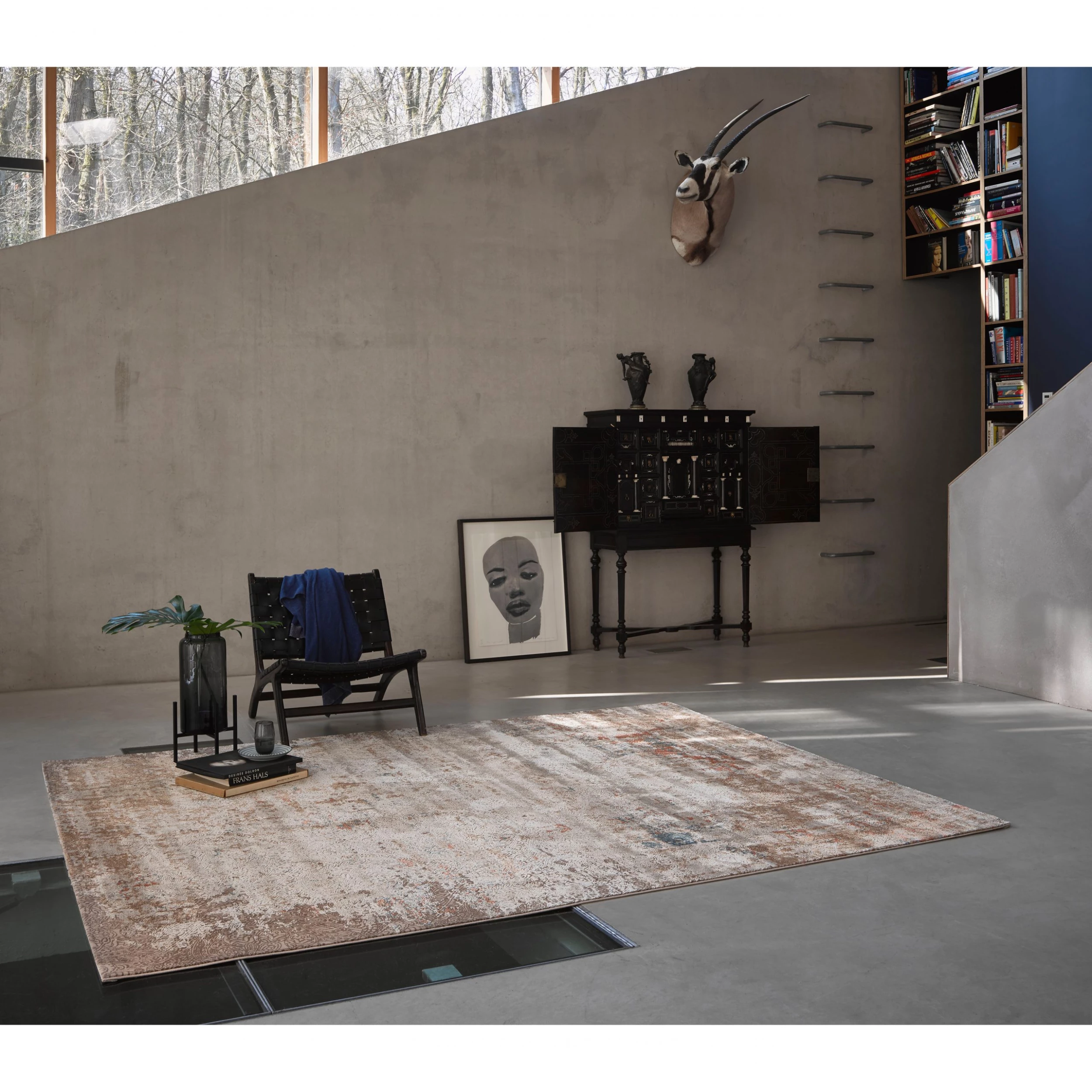 Wecon Home Tapis Baroque Vintage I - Fibres synthétiques - Gris sable - 120 x 170 cm 4 Wecon Home Tapis Baroque Vintage I - Fibres synthétiques - Gris sable - 120 x 170 cm – Image 2