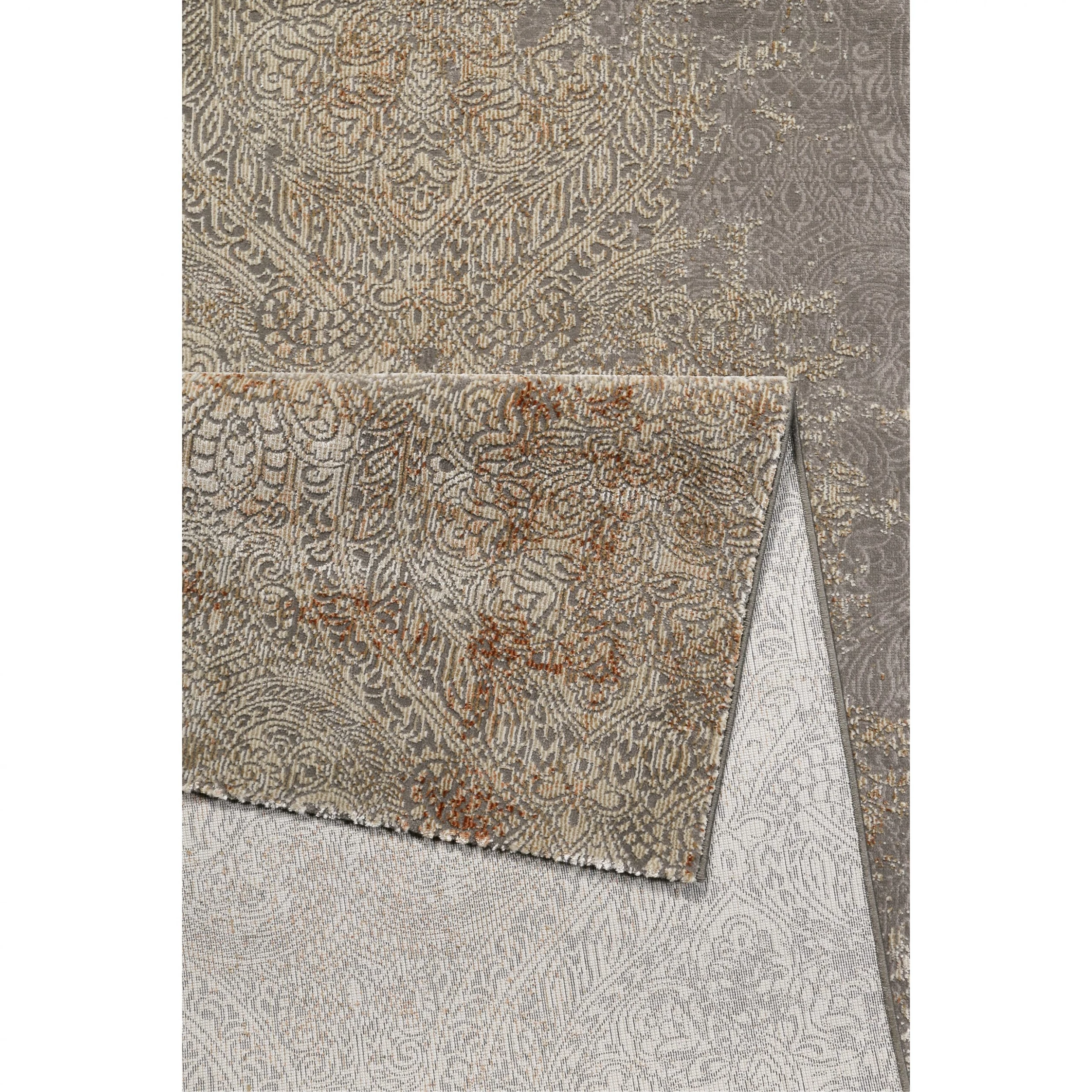 Wecon Home Tapis Baroque Vintage II - Fibres synthétiques - Argenté - 133 x 200 cm 9 Wecon Home Tapis Baroque Vintage II - Fibres synthétiques - Argenté - 133 x 200 cm – Image 7