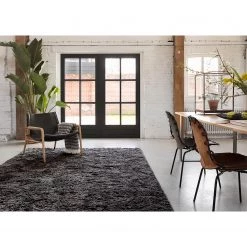 Wecon Home Tapis épais Toubkal - Tissu mélangé - Anthracite - 133 x 200 cm -Tapis Soldes Boutique 1000240498 210329 08514001877 MOOD DETAILS P000000001000240498 mood