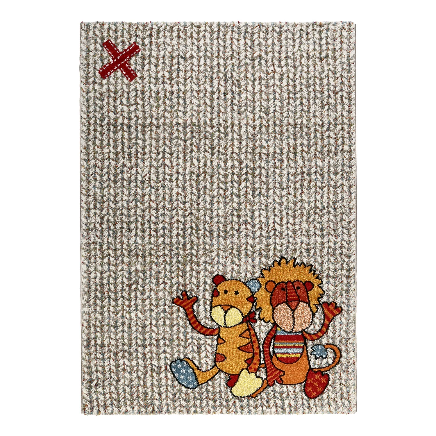 Sigikid Tapis enfant Patchwork Sweetys - Fibres synthétiques - Beige / Orange - 120 x 170 cm 3 Sigikid Tapis enfant Patchwork Sweetys - Fibres synthétiques - Beige / Orange - 120 x 170 cm