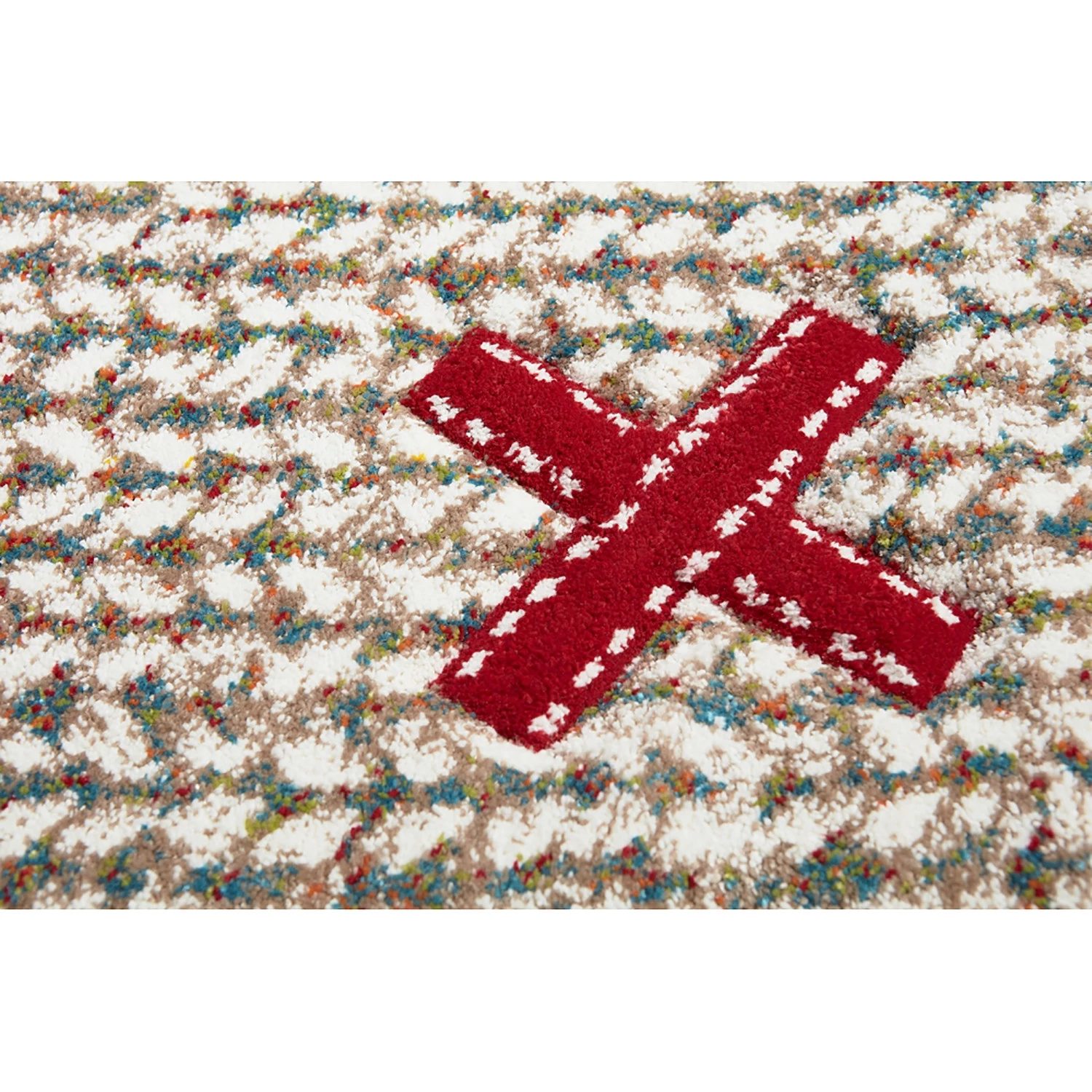 Sigikid Tapis enfant Patchwork Sweetys - Fibres synthétiques - Beige / Orange - 120 x 170 cm 6 Sigikid Tapis enfant Patchwork Sweetys - Fibres synthétiques - Beige / Orange - 120 x 170 cm – Image 4