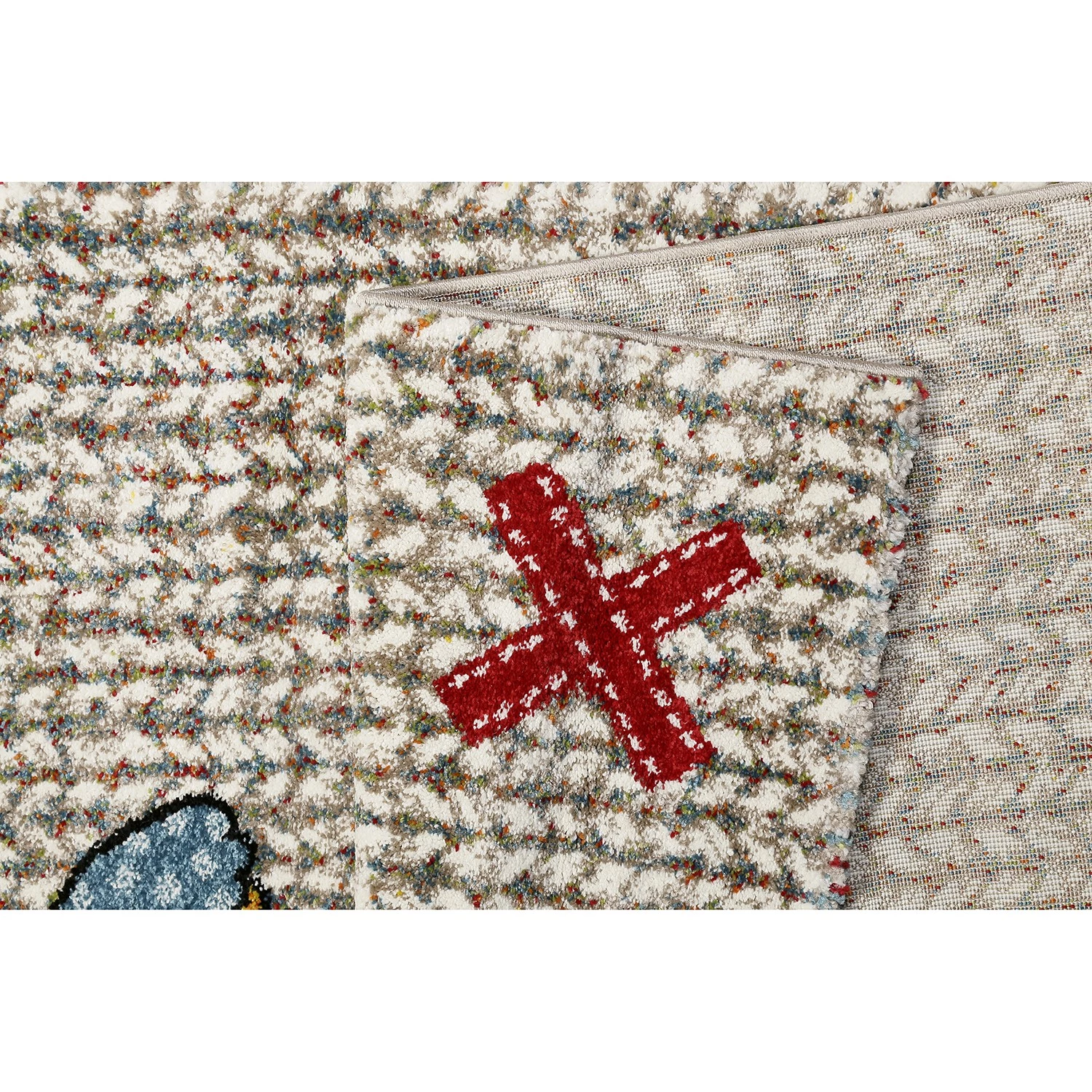 Sigikid Tapis enfant Patchwork Sweetys - Fibres synthétiques - Beige / Orange - 120 x 170 cm 9 Sigikid Tapis enfant Patchwork Sweetys - Fibres synthétiques - Beige / Orange - 120 x 170 cm – Image 7