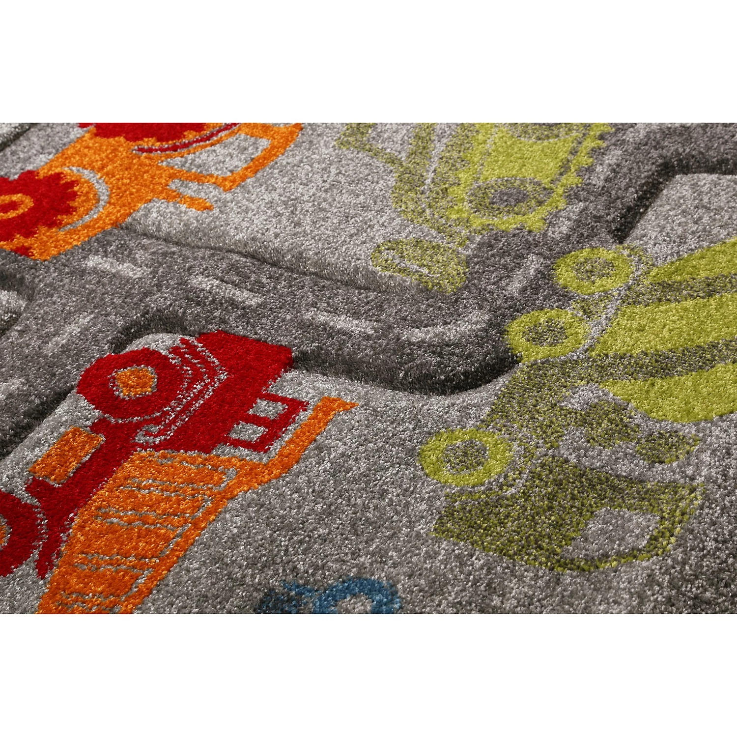 Sigikid Tapis enfant Traffic - Fibres synthétiques - Gris - 80 x 150 cm 10 Sigikid Tapis enfant Traffic - Fibres synthétiques - Gris - 80 x 150 cm – Image 8