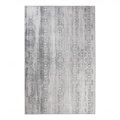 Wecon Home Tapis Alaska - Fibres synthétiques - Blanc suédois - 130 x 190 cm