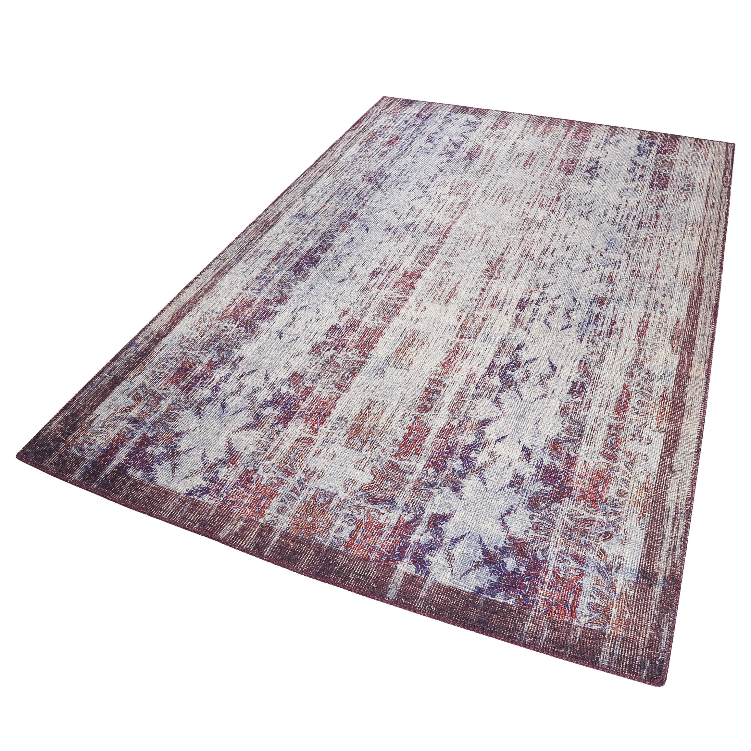 Wecon Home Tapis Embrace - Fibres synthétiques - Violet / Crème - 120 x 170 cm 5 Wecon Home Tapis Embrace - Fibres synthétiques - Violet / Crème - 120 x 170 cm – Image 3