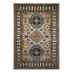 Wecon Home Tapis Majorelle - Fibres synthétiques - Multicolore - 133 x 200 cm