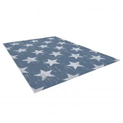Top Square Tapis Essenza III - Polypropylène - Bleu / Blanc -Tapis Soldes Boutique 1000240725 210127 16382800068 DETAILS P000000001000240725