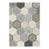 Top Square Tapis Flow - Polypropylène - Gris / Noir -Tapis Soldes Boutique 1000240743 210127 16383000092 IMAGE P000000001000240743
