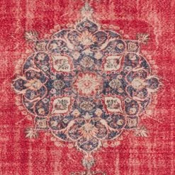 Nouristan Tapis Sarouk Sangar - Coton / Chenille de polyester - Rouge - 120 x 170 cm -Tapis Soldes Boutique 1000243625 210218 09180800234 DETAILS P000000001000243625