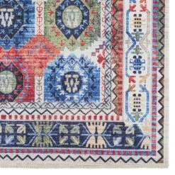 Nouristan Tapis Kilim Masin - Coton / Chenille de polyester - Multicolore - 120 x 170 cm -Tapis Soldes Boutique 1000243649 210218 09205800376 DETAILS P000000001000243649