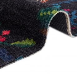 Nouristan Tapis Rose Kelim Patchwork Dolnar - Coton / Chenille de polyester - Rouge / Multicolore - 160 x 230 cm -Tapis Soldes Boutique 1000243657 210218 09215700425 DETAILS P000000001000243657