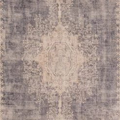 Nouristan Tapis Hamadan Shavari - Coton / Chenille de polyester - Beige - 200 x 290 cm -Tapis Soldes Boutique 1000243678 210218 09243300554 DETAILS P000000001000243678