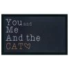Top Square Paillasson You, Me and the Cat - Polyamide - Anthracite -Tapis Soldes Boutique 1000243732 210218 09282500739 IMAGE P000000001000243732