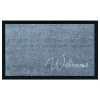 Top Square Paillasson Welcome I - Polyamide - Gris bleu -Tapis Soldes Boutique 1000243733 210218 09282900742 IMAGE P000000001000243733