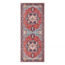 ELLE DECORATION Tapis de couloir Hamadan - Tissu - Rouge orient