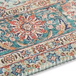 ELLE DECORATION Tapis Mahal I - Tissu - Jade - 80 x 150 cm -Tapis Soldes Boutique 1000244034 210226 13452400202 DETAILS P000000001000244034