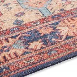 ELLE DECORATION Tapis Afghan Kelim II - Tissu - Bordeaux - 160 x 230 cm -Tapis Soldes Boutique 1000244036 210226 13452400210 DETAILS P000000001000244036