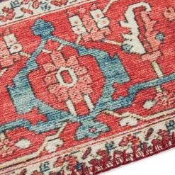 ELLE DECORATION Tapis Täbriz - Tissu - Rouge orient - 120 x 160 cm -Tapis Soldes Boutique 1000244040 210226 13452500227 DETAILS P000000001000244040