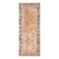 ELLE DECORATION Tapis de couloir Keshan Maschad - Tissu - Jaune doré