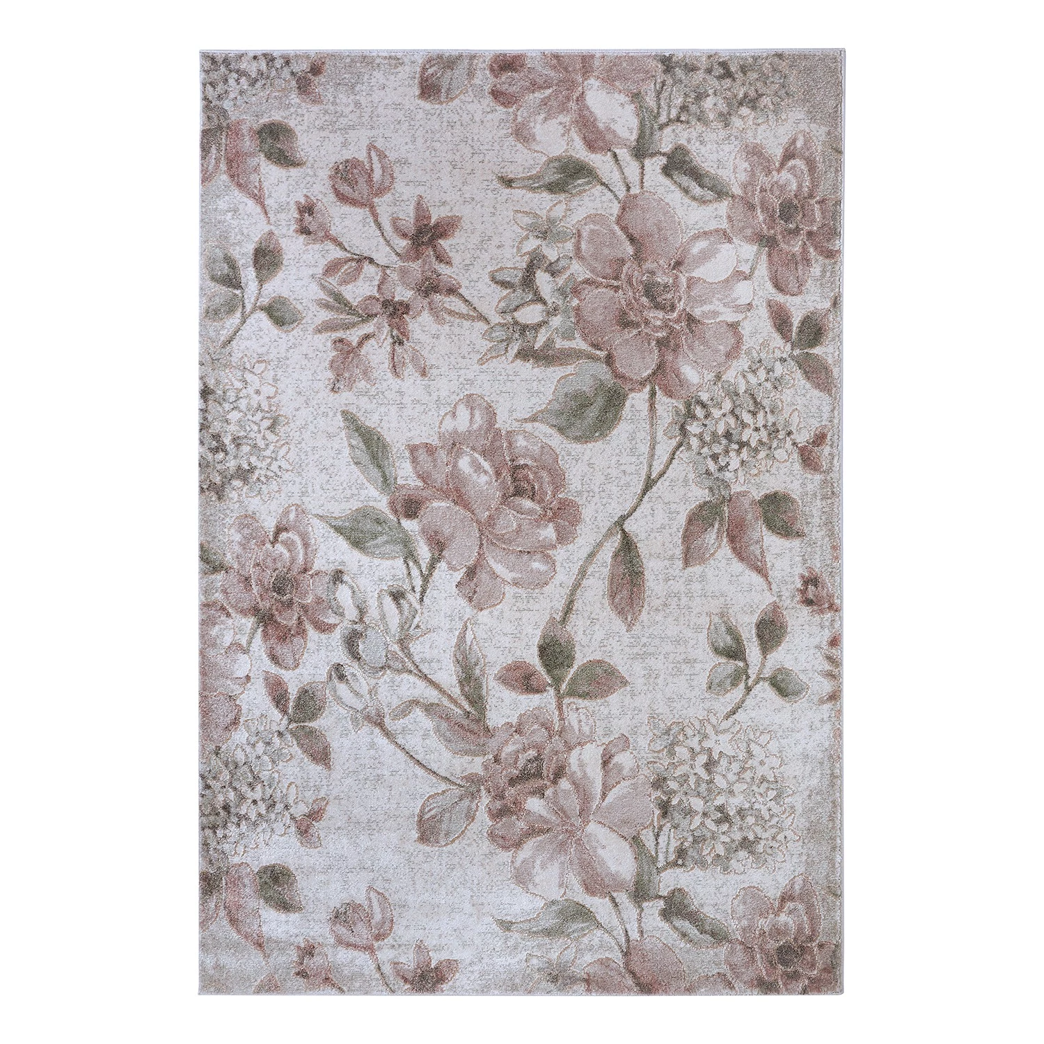 Nouristan Tapis Aubusson Jardin - Polyester, polypropylène - Crème / Rose vieilli - 80 x 150 cm 3 Nouristan Tapis Aubusson Jardin - Polyester, polypropylène - Crème / Rose vieilli - 80 x 150 cm