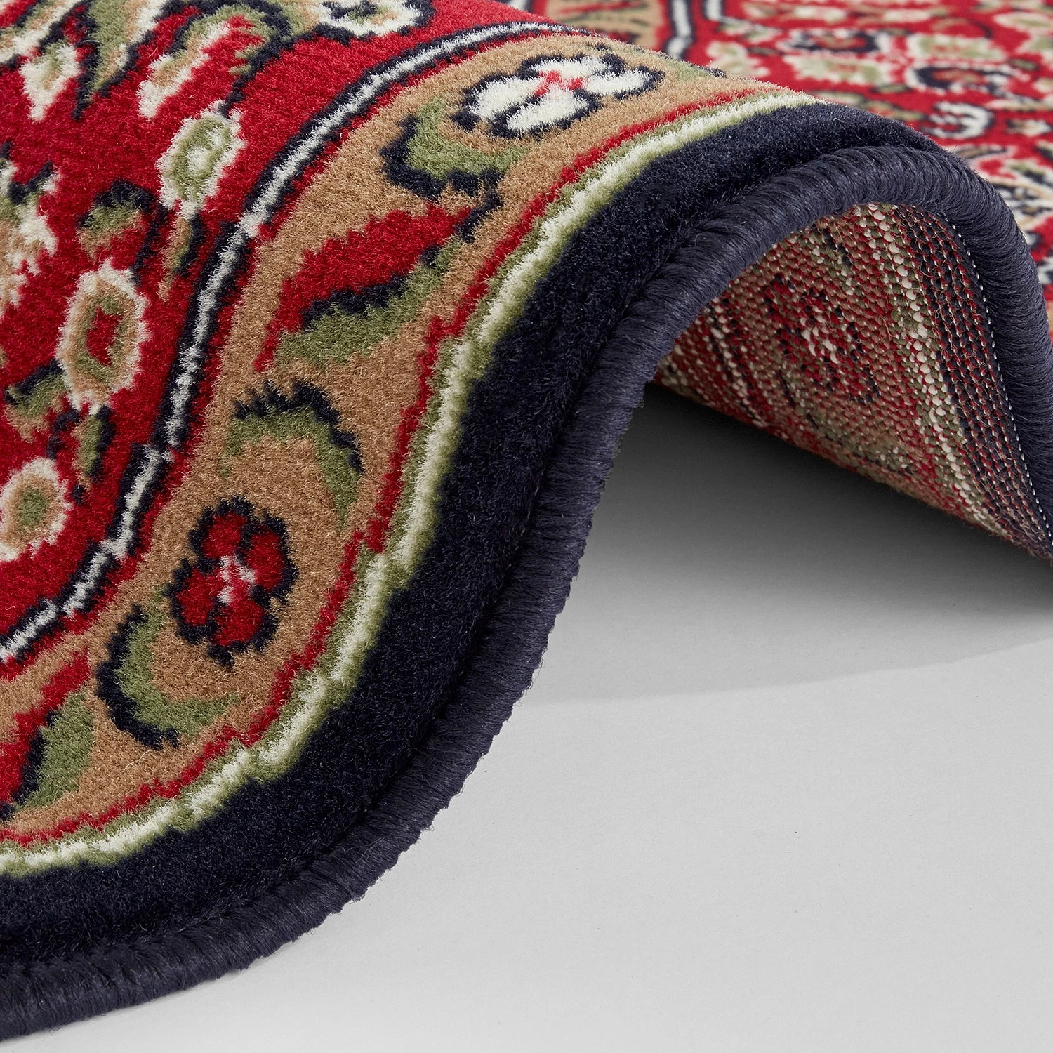 Nouristan Tapis Skazar Isfahan II - Polypropylène - Bleu marine 5 Nouristan Tapis Skazar Isfahan II - Polypropylène - Bleu marine – Image 3