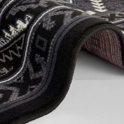 Nouristan Tapis Saricha Belutsch - Polypropylène - Noir - 200 x 290 cm -Tapis Soldes Boutique 1000245039 210226 13375800084 DETAILS P000000001000245039