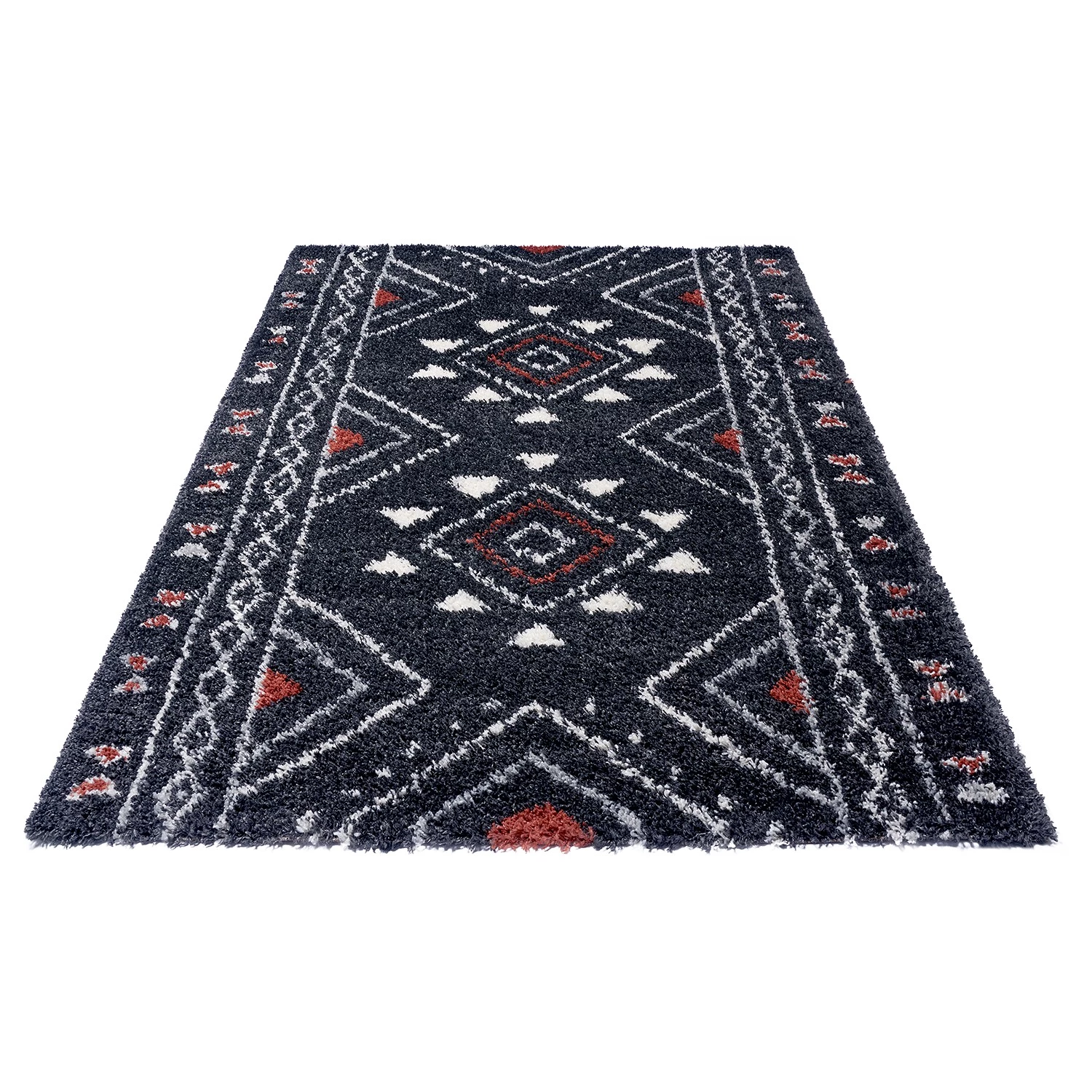 Mint Rugs Tapis épais Hurley - Polypropylène - Noir - 120 x 170 cm 4 Mint Rugs Tapis épais Hurley - Polypropylène - Noir - 120 x 170 cm – Image 2